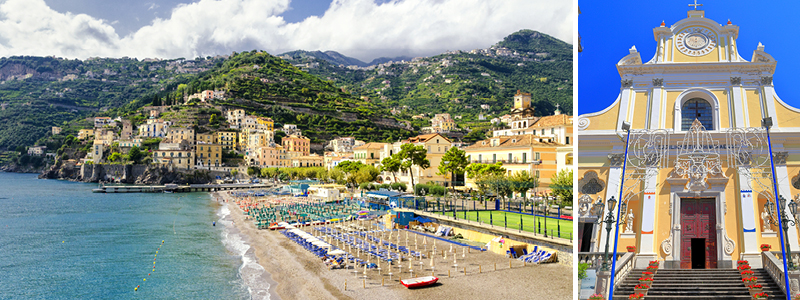 Vandretur ad Citronstien, Amalfikysten